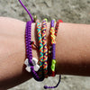 Carnival Russian Purple Bracelets With A Cause on wrist