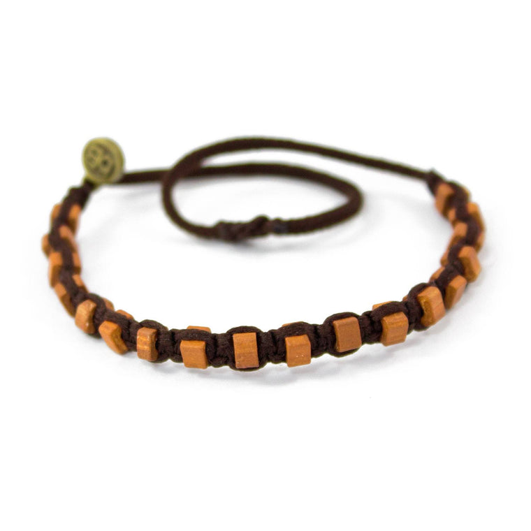 Brown Andes Chocolate Brown macrame artisan bracelets cover