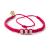 White Chasqui Candy Pink bracelets that help children cover
