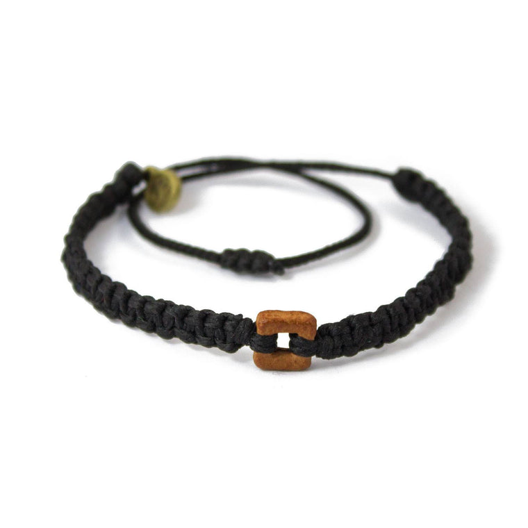 Brown Raymi Carbon Black bracelets that fight poverty cover