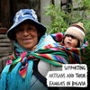 Black Raymi Crayola Orange bracelets that fight poverty artisan