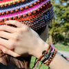 Black Wayta Sweet Caramel fair trade bracelets lifestyle