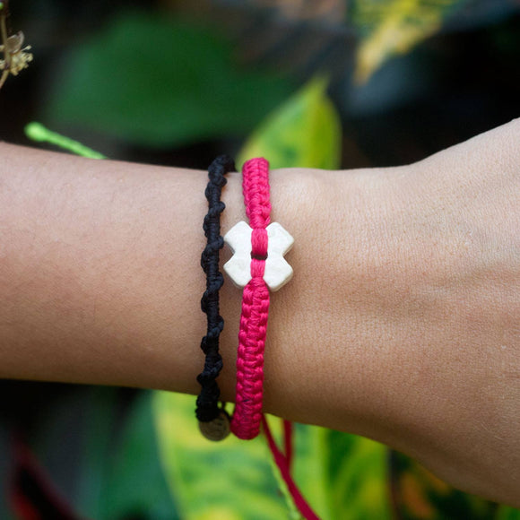 Chullpa Carbon Black tribal bracelets cover