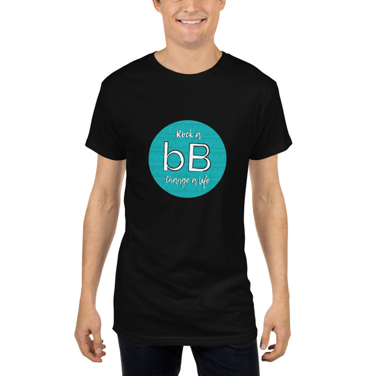 Classic bB Logo - Men's Long Body Urban T-shirt