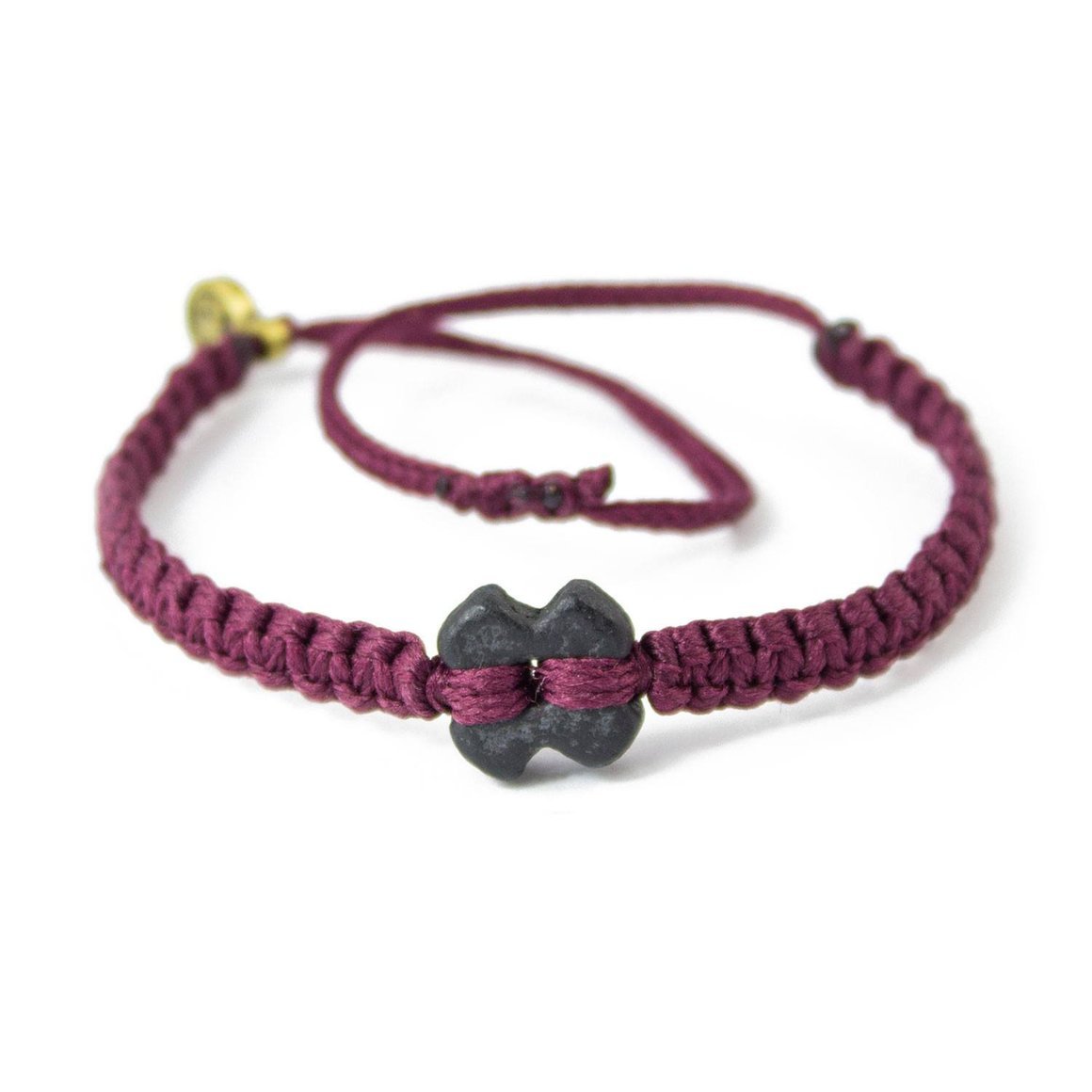 Black Tinkus Wine Purple donation bracelets cover