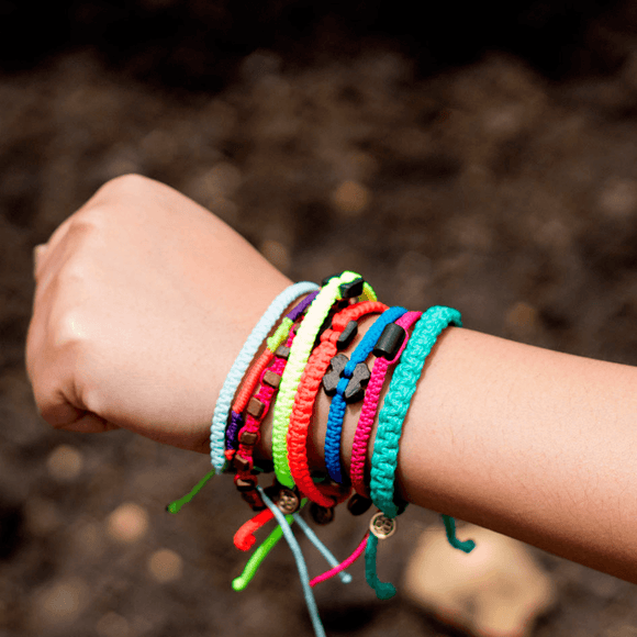 Black Cuzco Candy Pink bolivian bracelets cover