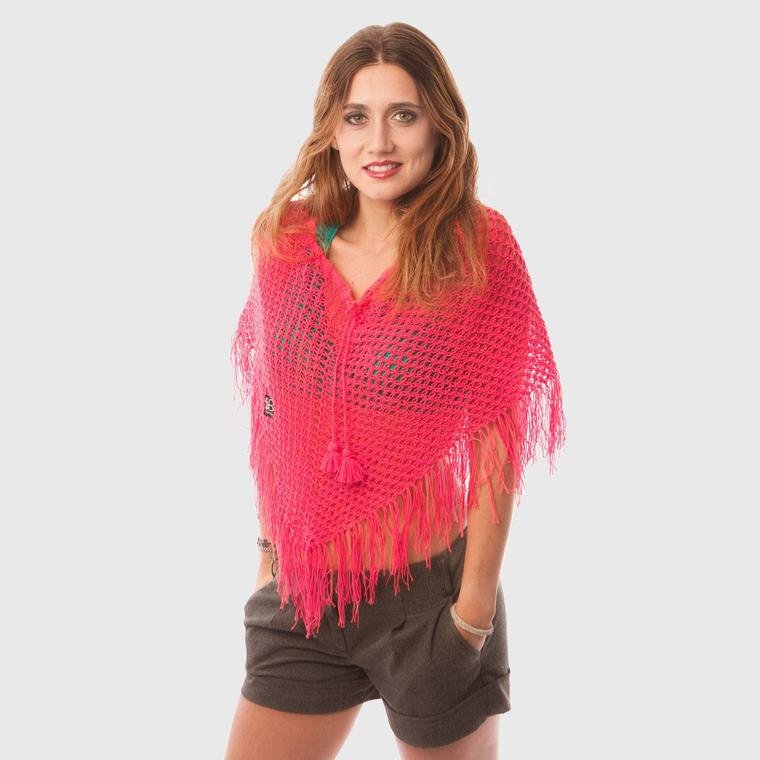 beyondBeanie bB watermelon sajama poncho, fashion for women, handcrafted ponchos, ethnic ponchos